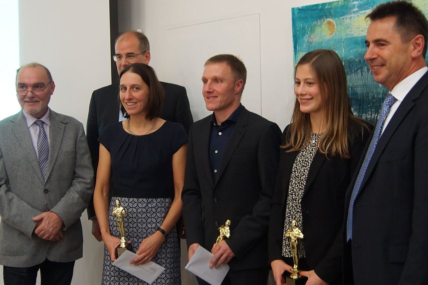 Ehrung der Sportchampions- und botschafter