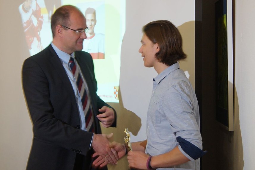 Ehrung der Sportchampions- und botschafter