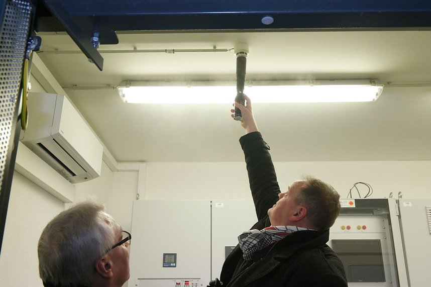 &Uuml;bung in der Biomethan-Anlage der EVN