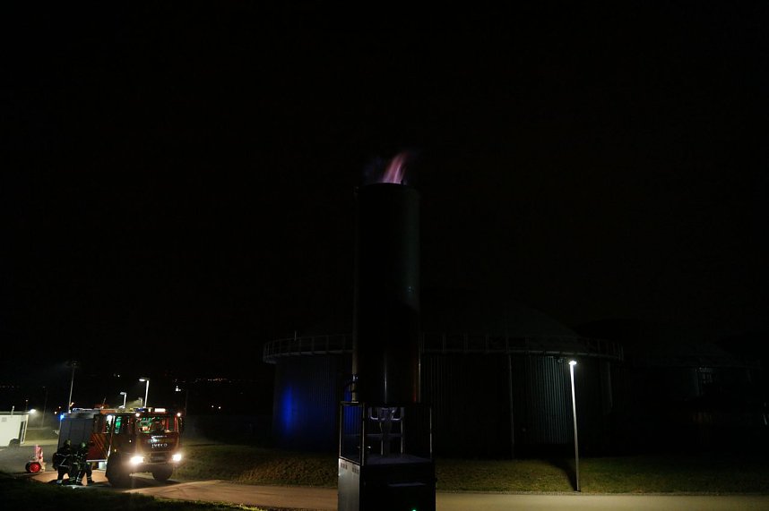 &Uuml;bung in der Biomethan-Anlage der EVN