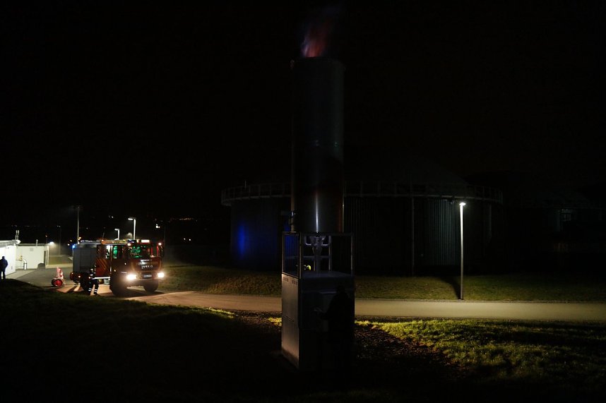 &Uuml;bung in der Biomethan-Anlage der EVN