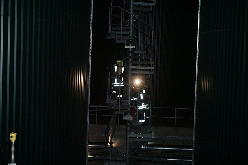 &Uuml;bung in der Biomethan-Anlage der EVN