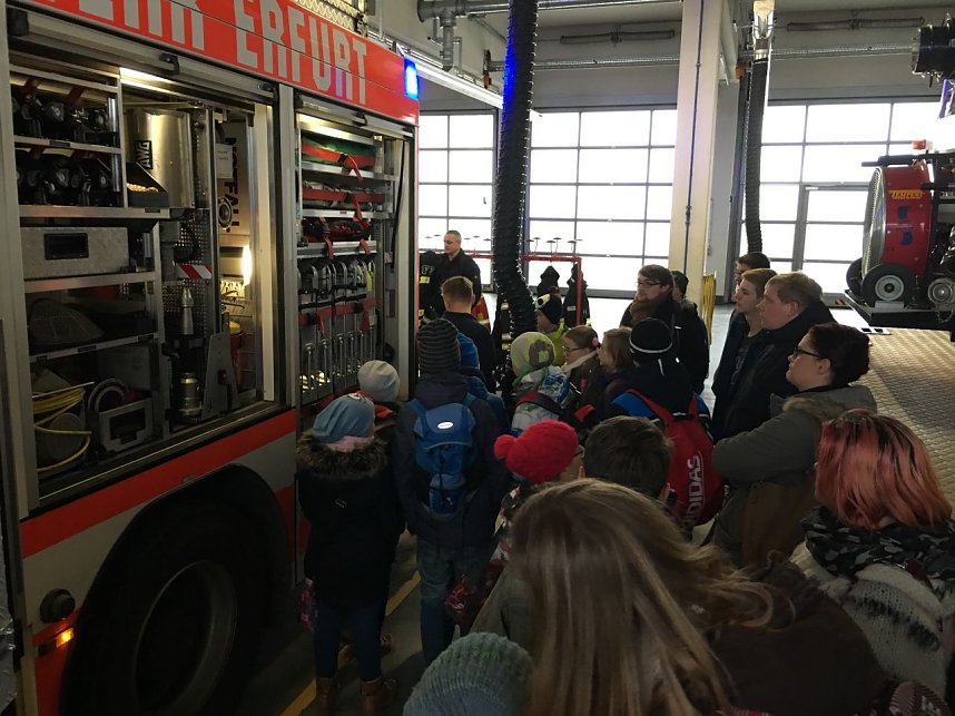 Besuch bei der Berufsfeuerwehr Erfurt