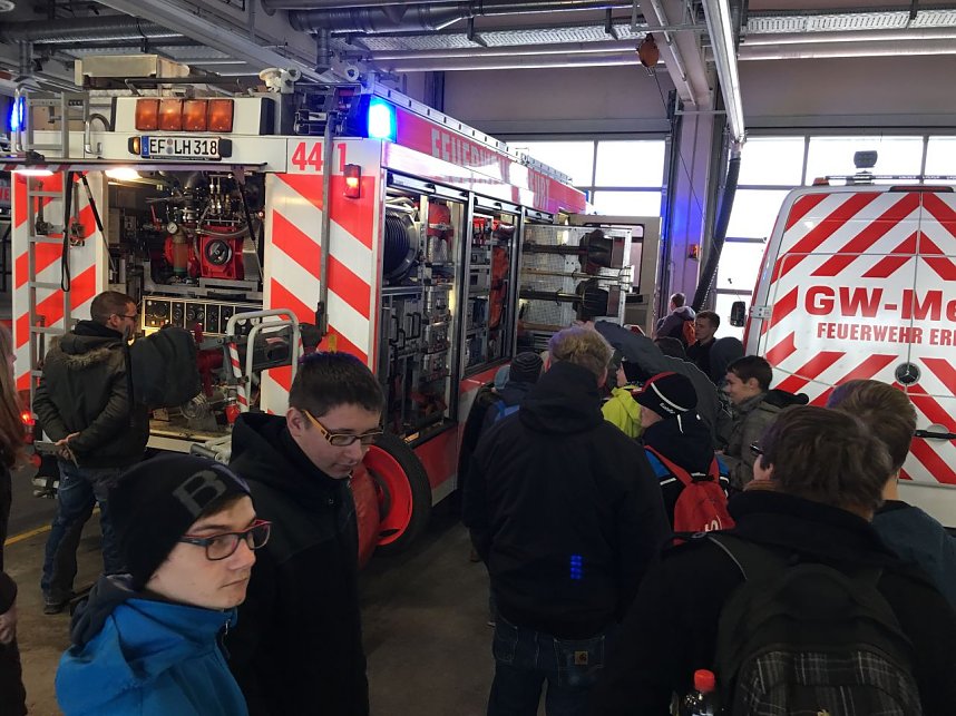Besuch bei der Berufsfeuerwehr Erfurt