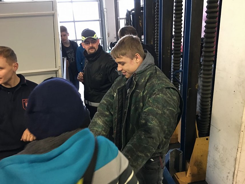 Besuch bei der Berufsfeuerwehr Erfurt