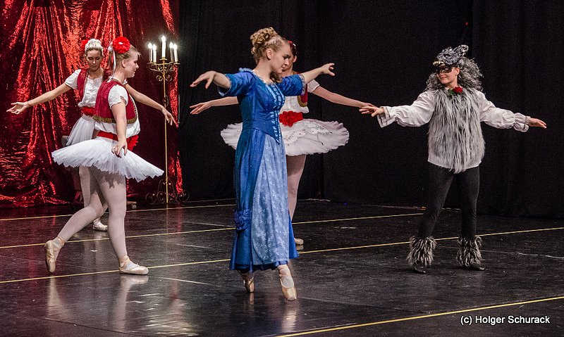 Die Sch&ouml;ne und das Biest ein Ballettm&auml;rchen.