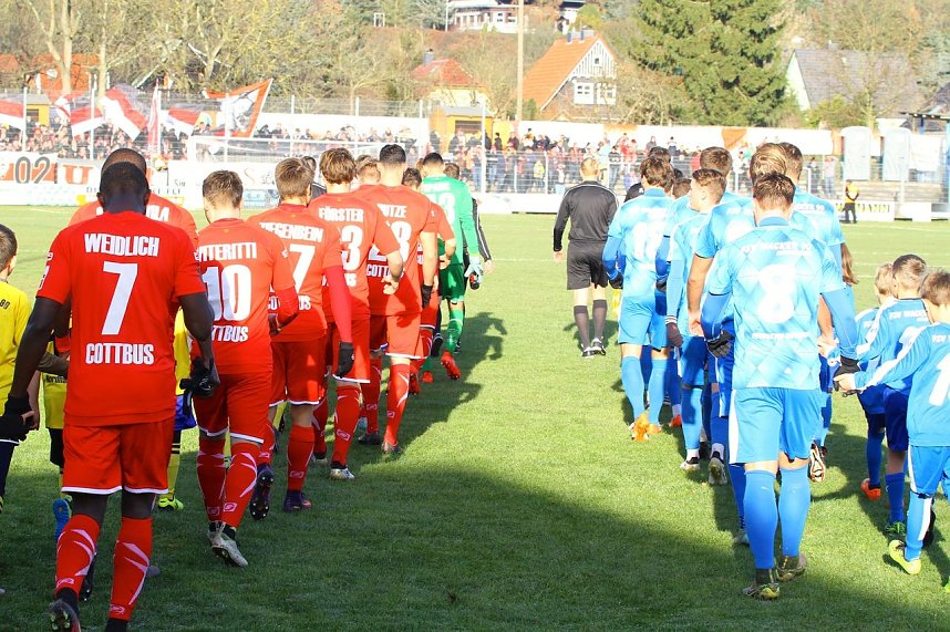 Wacker Nordhausen und Energie Cottbus trennen sich torlos.