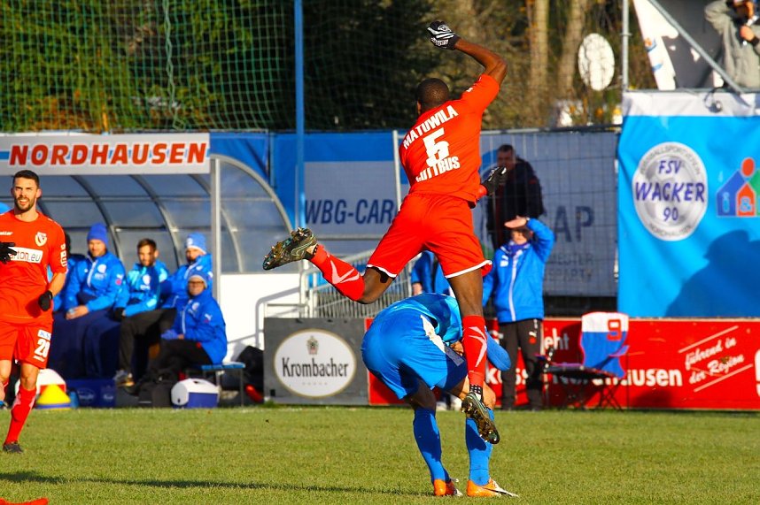 Wacker Nordhausen und Energie Cottbus trennen sich torlos.