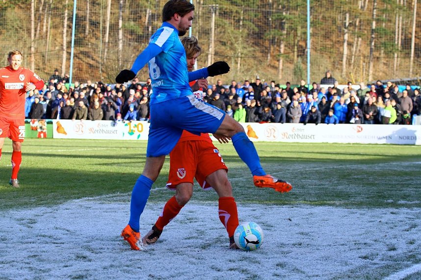 Wacker Nordhausen und Energie Cottbus trennen sich torlos.