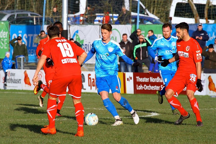 Wacker Nordhausen und Energie Cottbus trennen sich torlos.