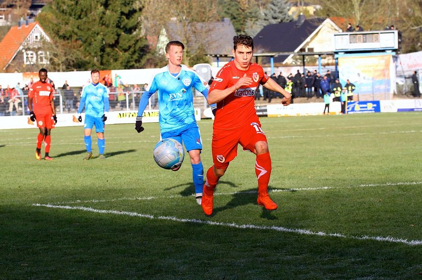 Wacker Nordhausen und Energie Cottbus trennen sich torlos.