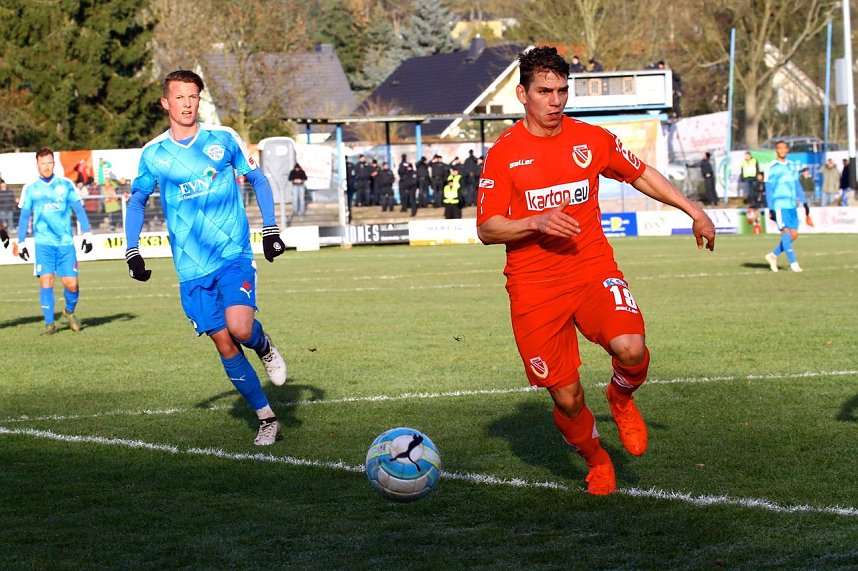 Wacker Nordhausen und Energie Cottbus trennen sich torlos.