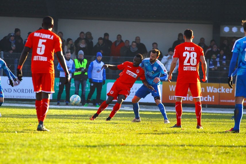 Nordhausen gegen Cottbus ohne Tore