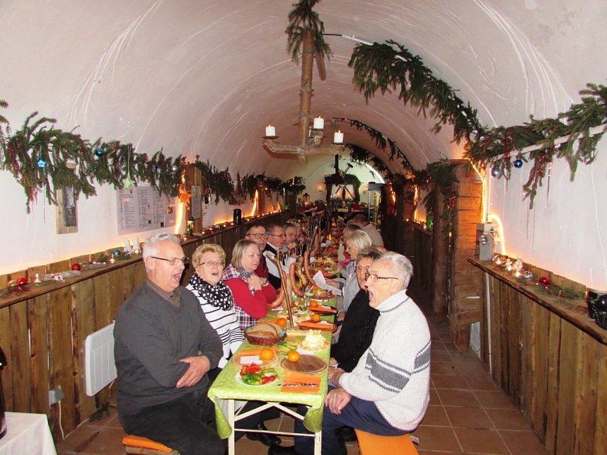 Bergweihnacht in der "Langen Wand"