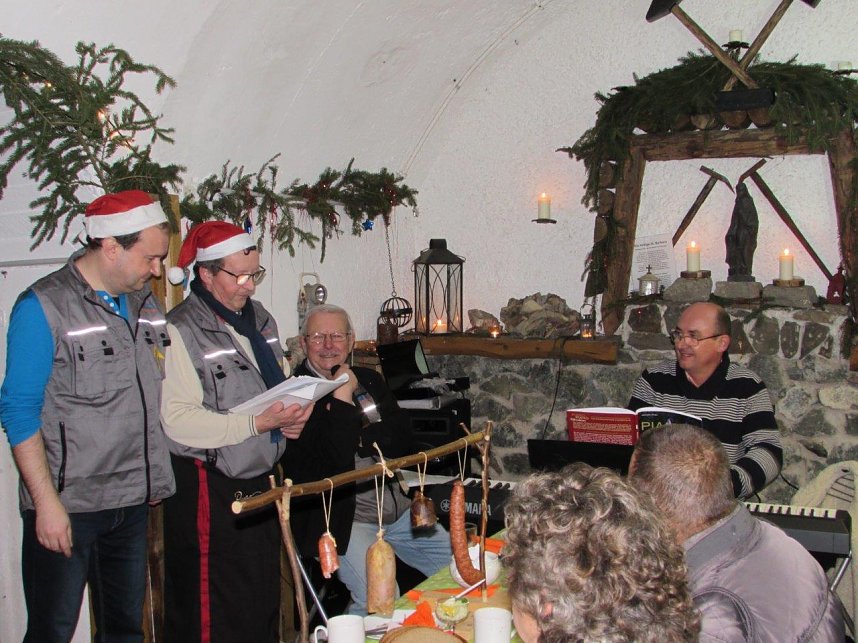 Bergweihnacht in der "Langen Wand"