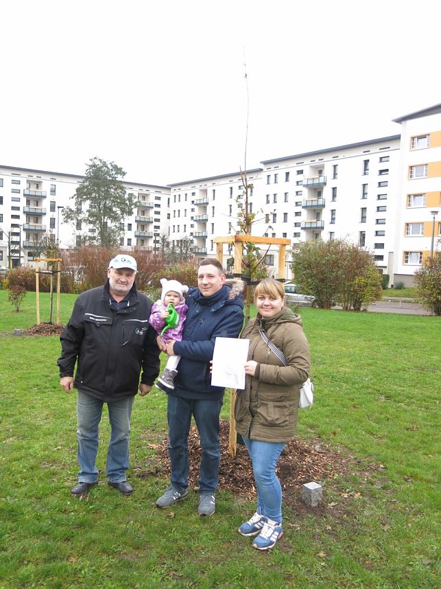 In diesem Jahr gepflanzt: Paula-Frederike Gruneberg