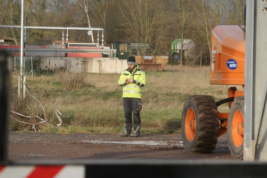 Der Versuch, ein Silo zu demontieren