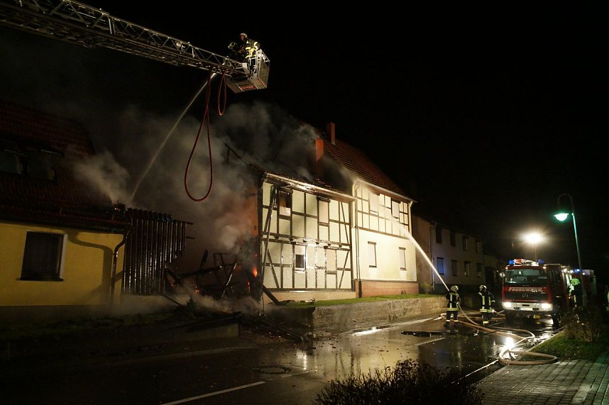 Feuer in Auleben