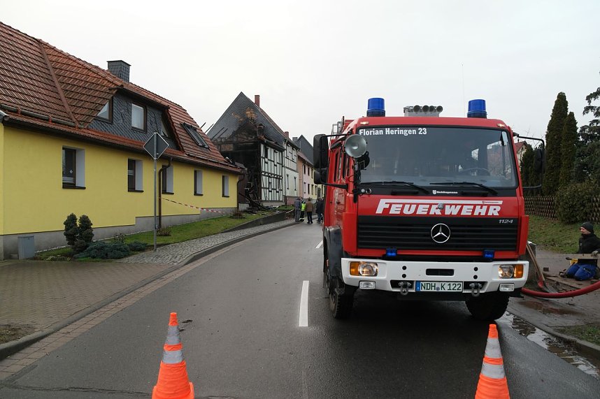 Brand in Auleben - der Tag danach