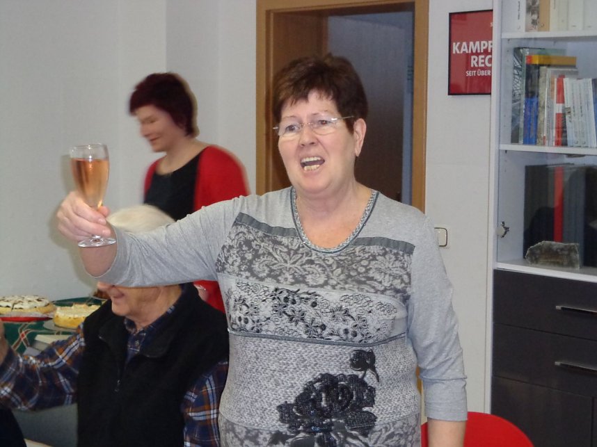 Weihnachtsfeier bei Alt-Genossen