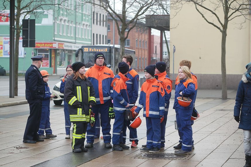 Empfangen und verteilt