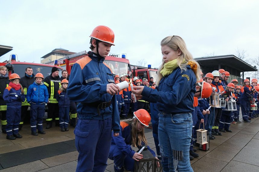 Empfangen und verteilt