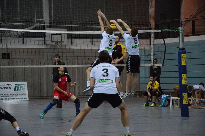 SVC - VC Dresden II - ein m&uuml;hevoller Heimsieg f&uuml;r die Nordh&auml;user