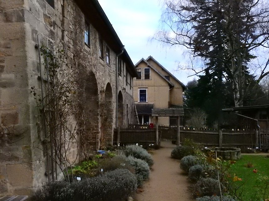 Peter Blei unterwegs im Kloster Michaelstein bei Blankenburg