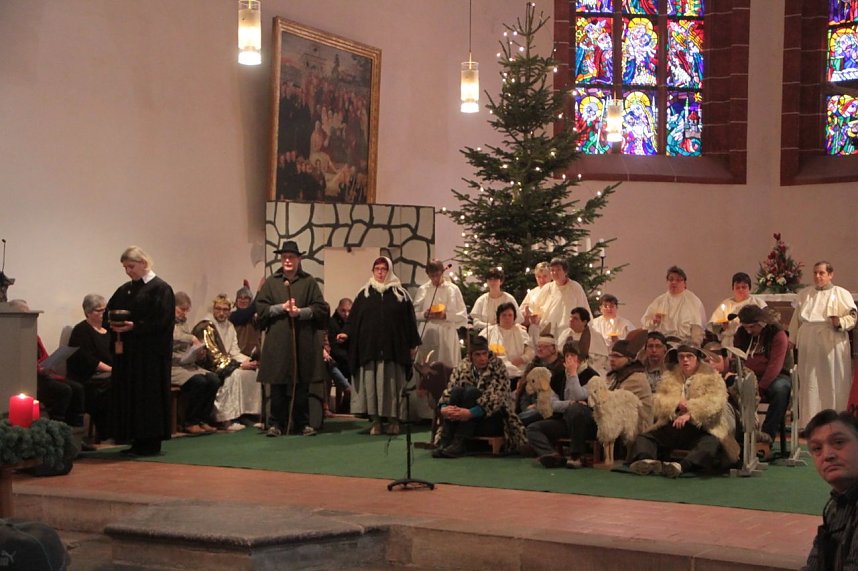 Weihnachtsgottesdienst der Nordth&uuml;ringer Lebenshilfe