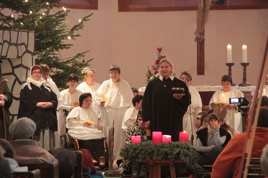 Weihnachtsgottesdienst der Nordth&uuml;ringer Lebenshilfe