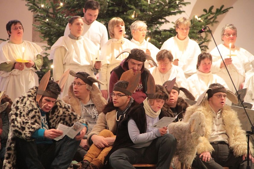 Weihnachtsgottesdienst der Nordth&uuml;ringer Lebenshilfe