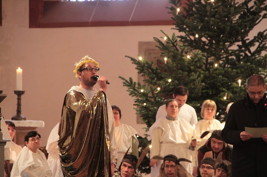 Weihnachtsgottesdienst der Nordth&uuml;ringer Lebenshilfe