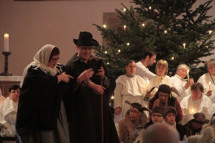 Weihnachtsgottesdienst der Nordth&uuml;ringer Lebenshilfe