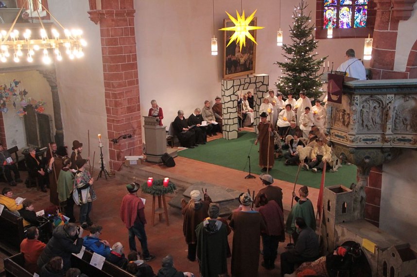 Weihnachtsgottesdienst der Nordth&uuml;ringer Lebenshilfe