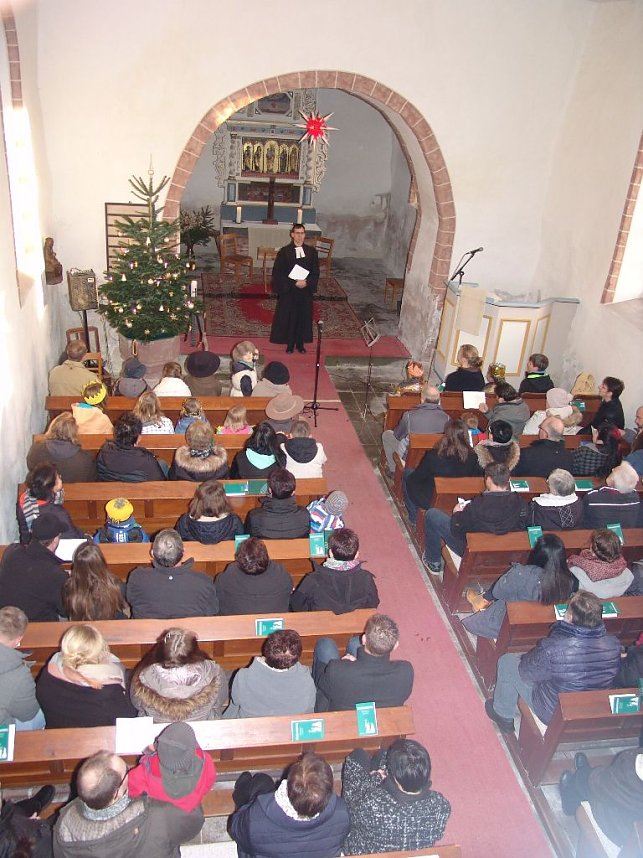 Heiligen Abend in der Kirche "St. Julian"