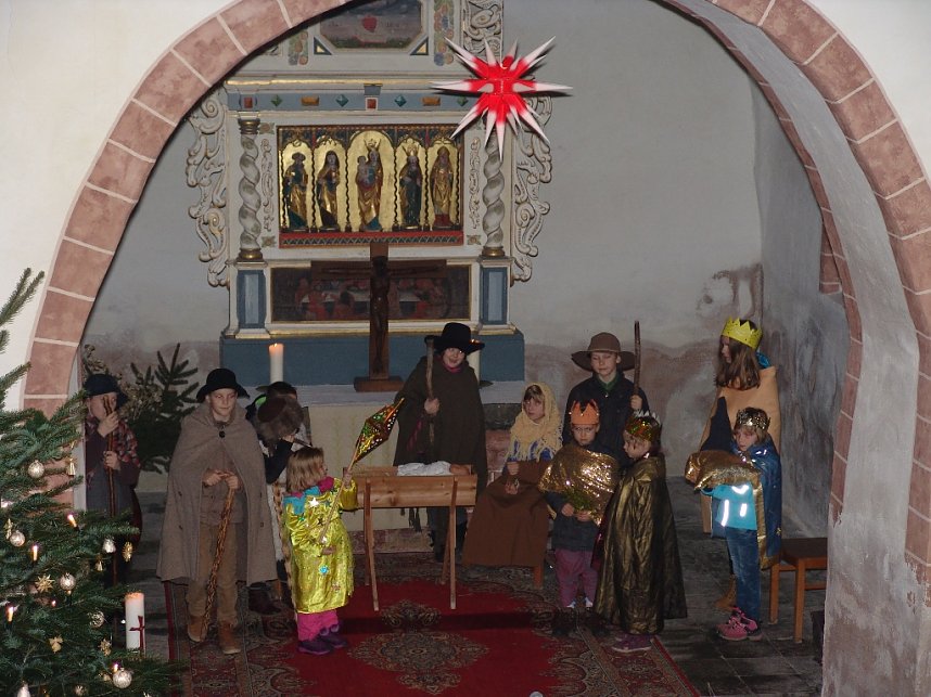 Heiligen Abend in der Kirche "St. Julian"