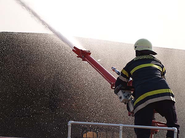 Brand am Bahnhof