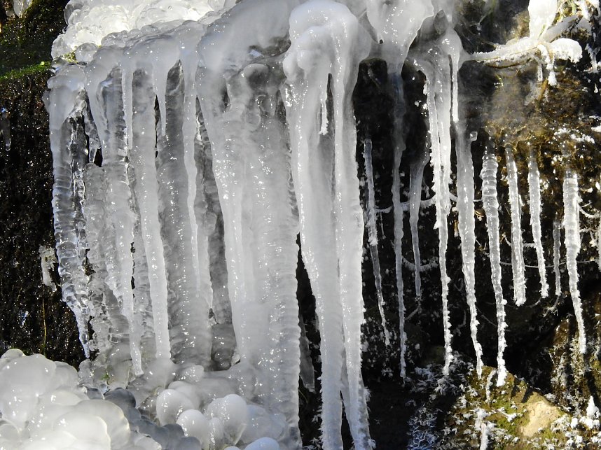 K&ouml;nigsh&uuml;tter Wasserfall zu Eis erstarrt