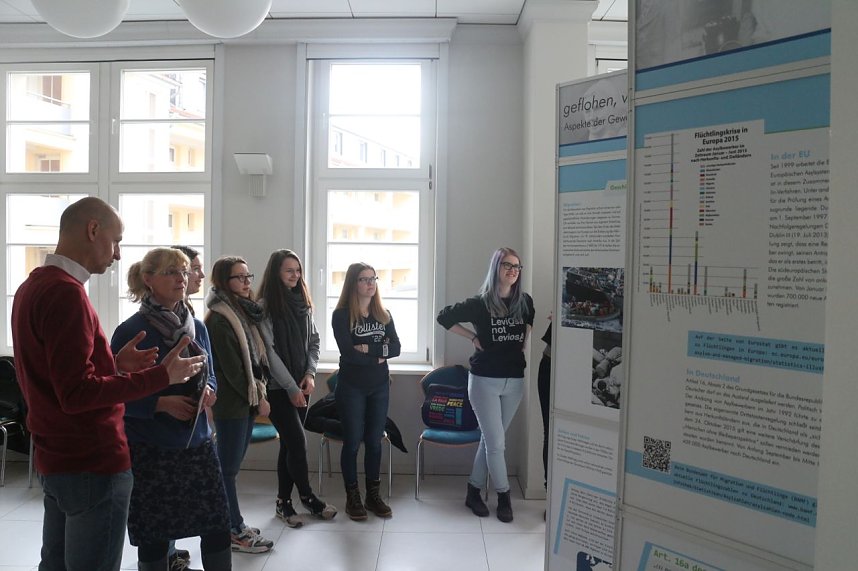 Geflohen � vertrieben � angekommen!? - neue Ausstellung im B&uuml;rgersaal