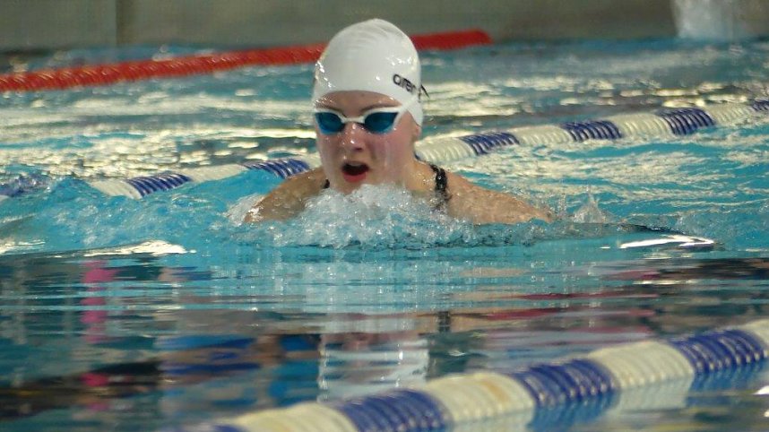 Die Nordh&auml;user Schwimmer beim Neujahrscup in Northeim