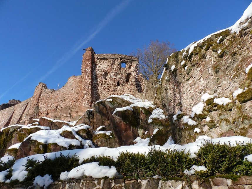 Winter auf der Ruine