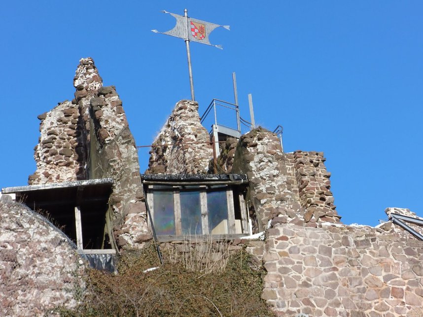 Winter auf der Ruine