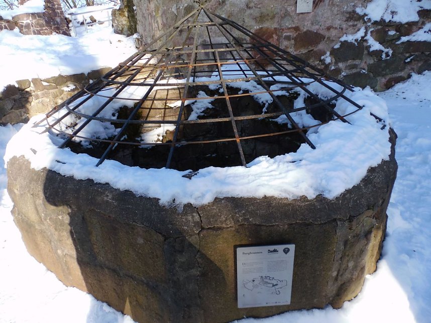 Winter auf der Ruine