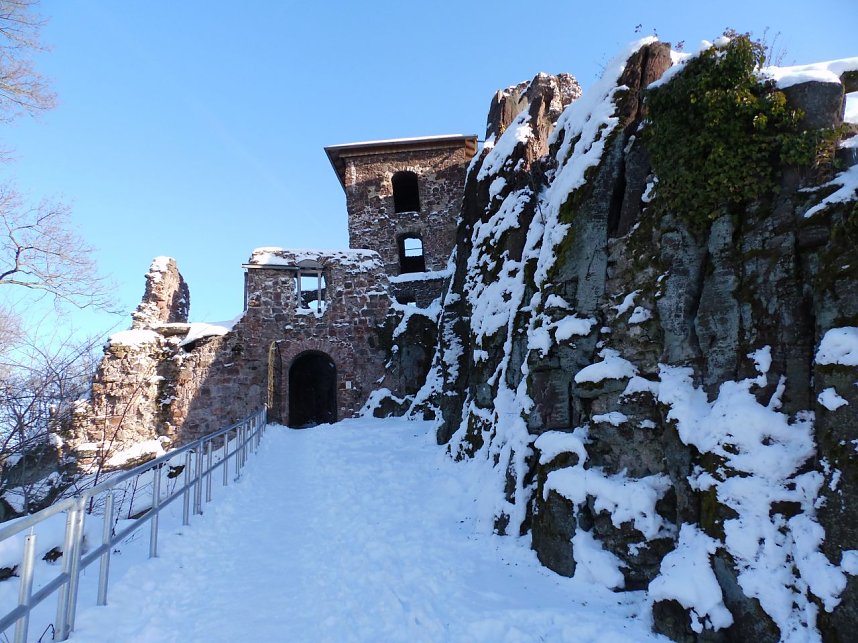 Winter auf der Ruine