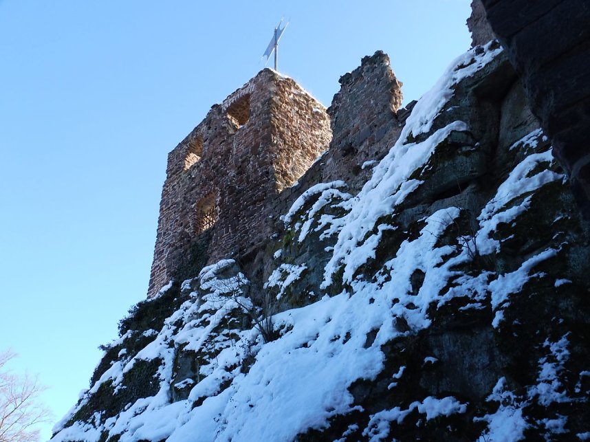 Winter auf der Ruine