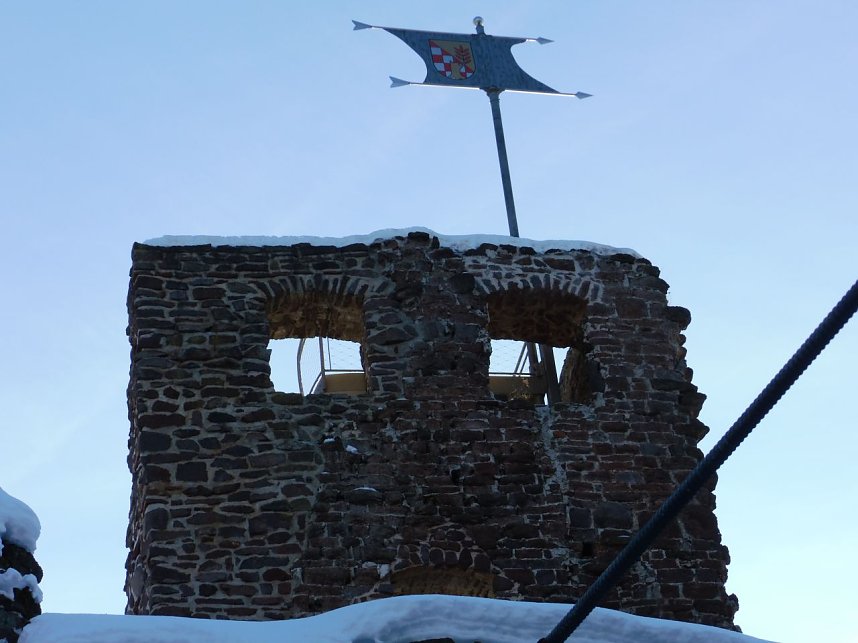 Winter auf der Ruine