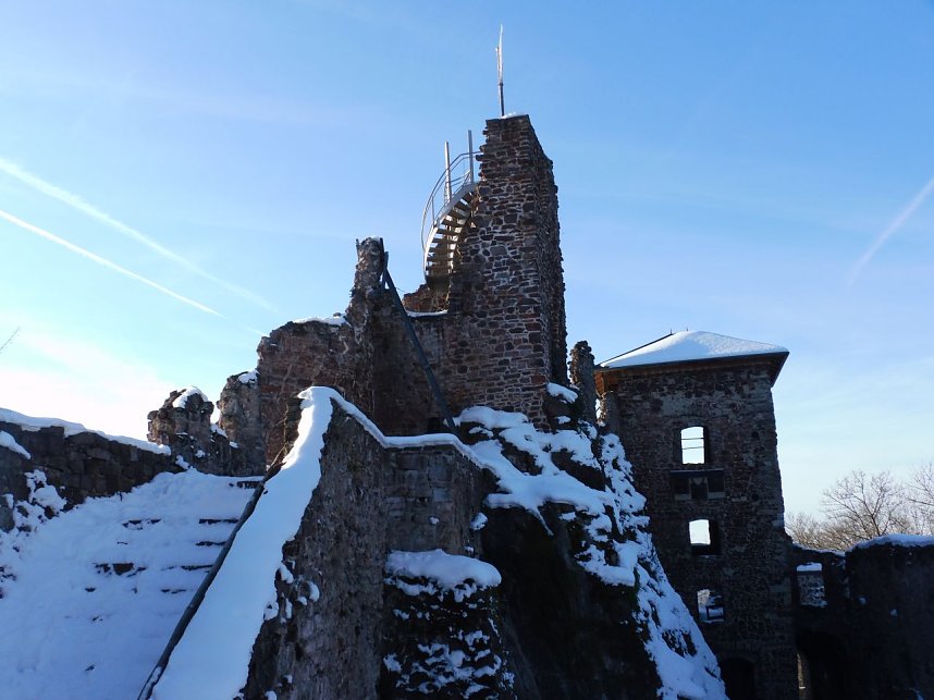 Winter auf der Ruine