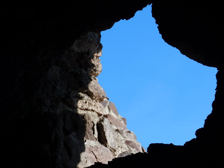 Winter auf der Ruine