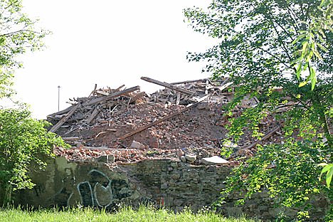 Foto: Abriss des Hauses