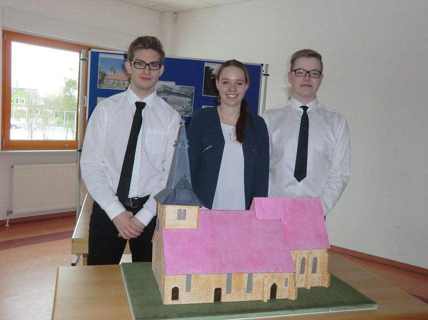 Ergebnisse der Kolloquien vorgestellt: Modell der St.-Marien-Kirche Bleicherode